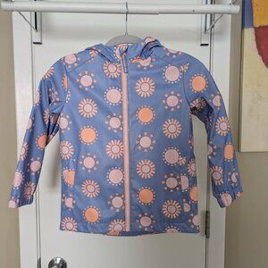 Kids Sun Pattern Raincoat with Hood